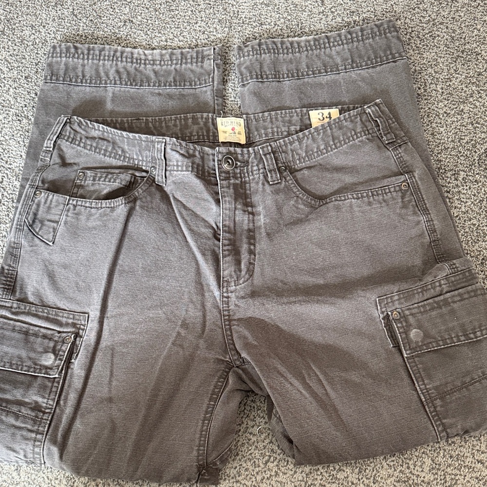 RedHead‎ Brown Cotton Work Pants